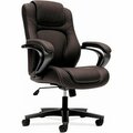 Seatsolutions 25.5 x 13.6 x 30.4 in. High-Back Brown Executive Chair SE3750451